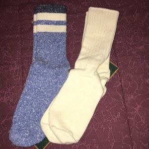 Two pairs of calf socks